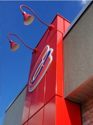 Devanture dépaneur caliprix Berthierville