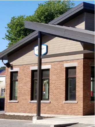 Le chalet vue de face