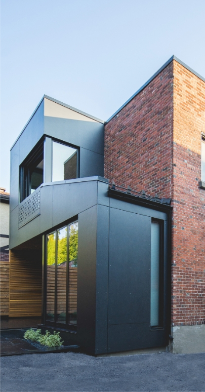 Vue d'ensemble d'une maison